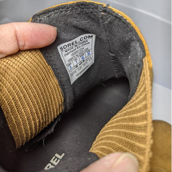 lightly worn Women’s tan leather Joan of Arctic™ Wedge II - Picture 7 of 10